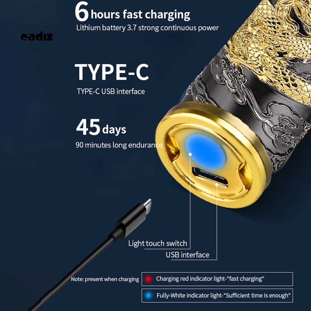 1 Bộ Máy Cạo Râu Khô / Ướt Nhiều Lưỡi Dao Cạo Râu Động Cơ Tiếng Ồn Thấp Di Động Có Thể Giặt Được CADI Cho Nam