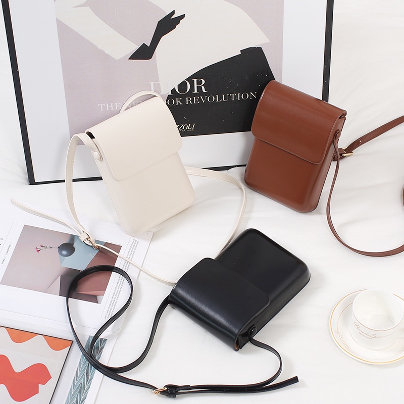 Túi Đeo Chéo Hình Vuông Nhỏ Đựng Điện Thoại Phong Cách Hàn Quốc Thời Trang Mới 2023