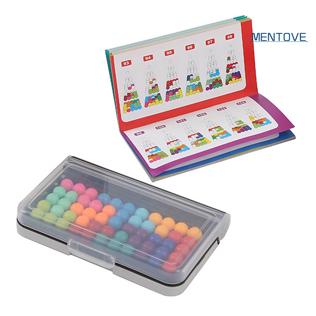 Bộ Đồ Chơi Xếp Hình 120 Thử Thách IQ 3D Chế Độ 2D / 3D Độc Đáo Thú Vị Cho Bé