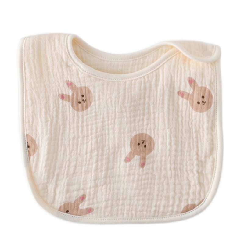 Khăn Lau Nước Bọt Hình Chữ U Chất Liệu Cotton Thấm Hút Tốt Tiện Dụng Cho Bé