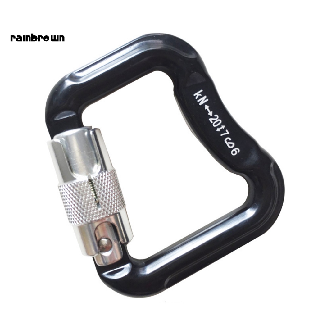 &lt; Rainbrown &gt; Móc Khóa Carabiner Chống Oxy Hóa Chống Ăn Mòn Dùng Khi Leo Núi