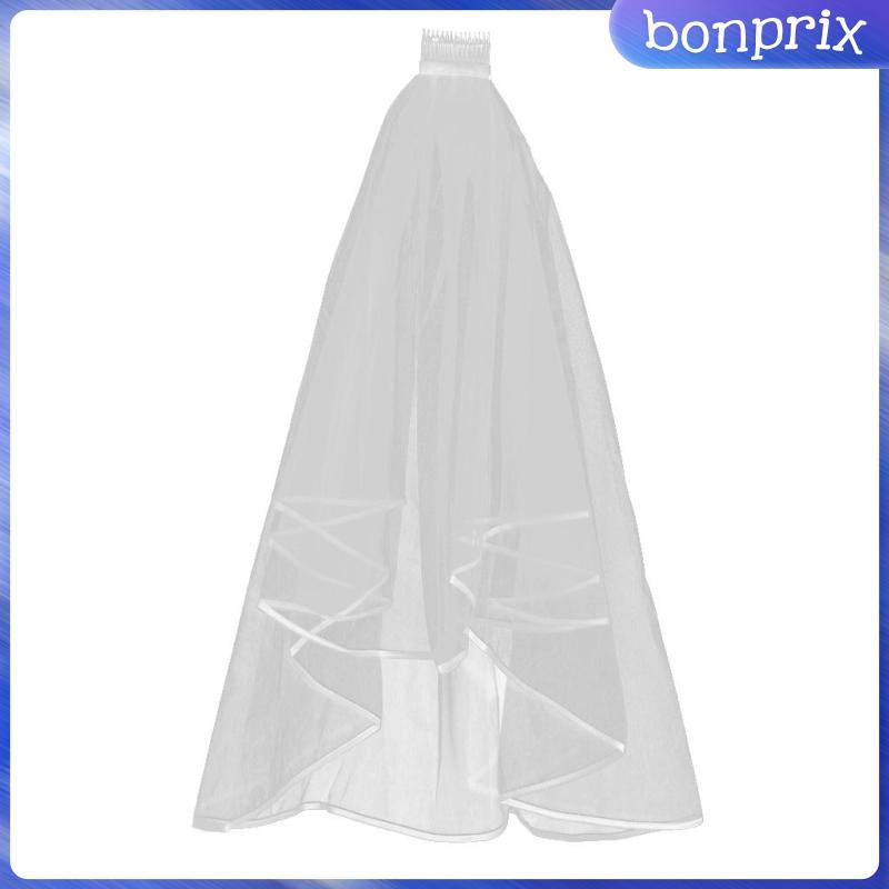 [Bon] Vương Miện Cô Dâu Viền Trắng Kèm Lược Và Thắt Lưng