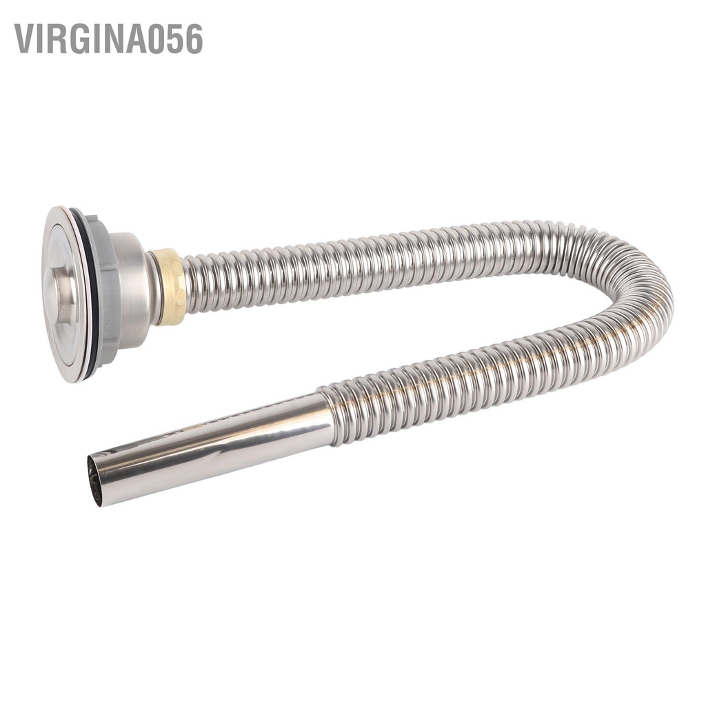 Virgina056 Bồn Rửa Chén Ống Thoát Nước Inox Rau Chậu Đơn Phụ Kiện