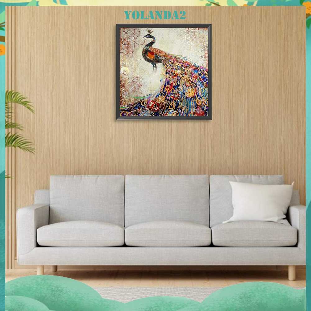 Tranh Đính Đá Kim Cương Toàn Bộ 5D DIY Hình Vẽ Công