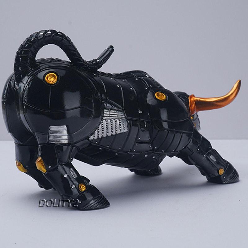 [Dolity2] Tượng Bò Cơ Khí Steampunk Thủ Công Để Bàn Trang Trí