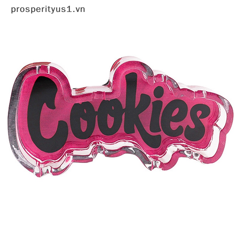 [prosperityus1] Khay Đựng Gạt Tàn Thuốc Bằng Nhựa Resin Nhỏ Gọn Có Đèn LED