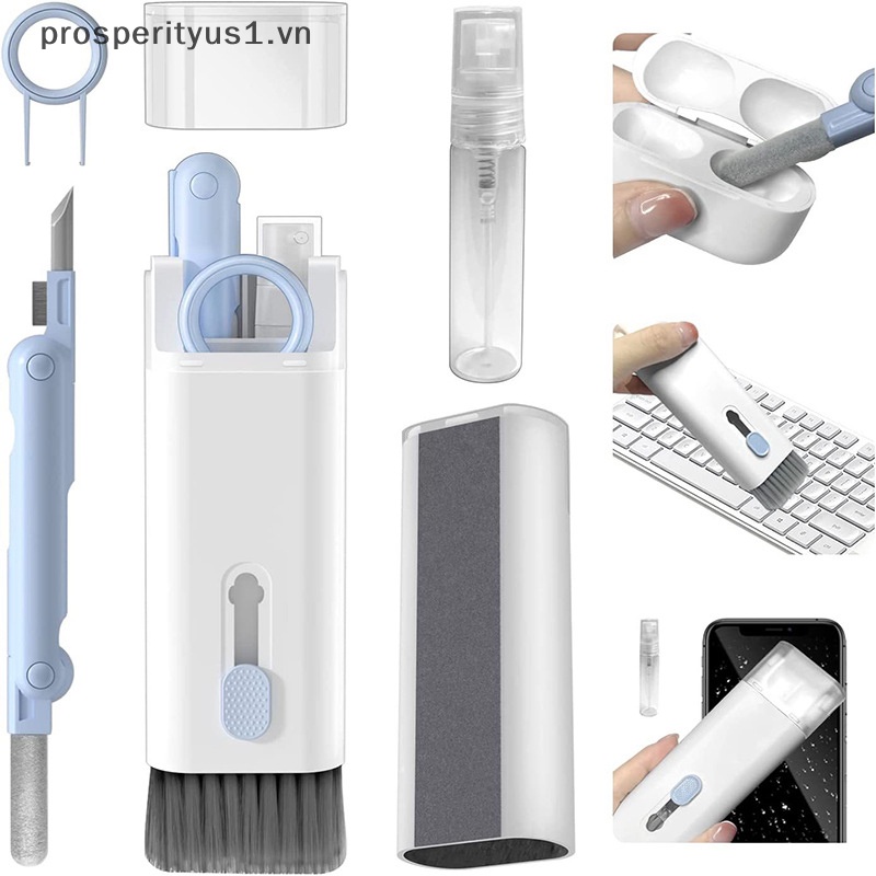 Bộ Dụng Cụ Vệ Sinh Bàn Phím Máy Tính 7 Trong 1 Tiện Dụng