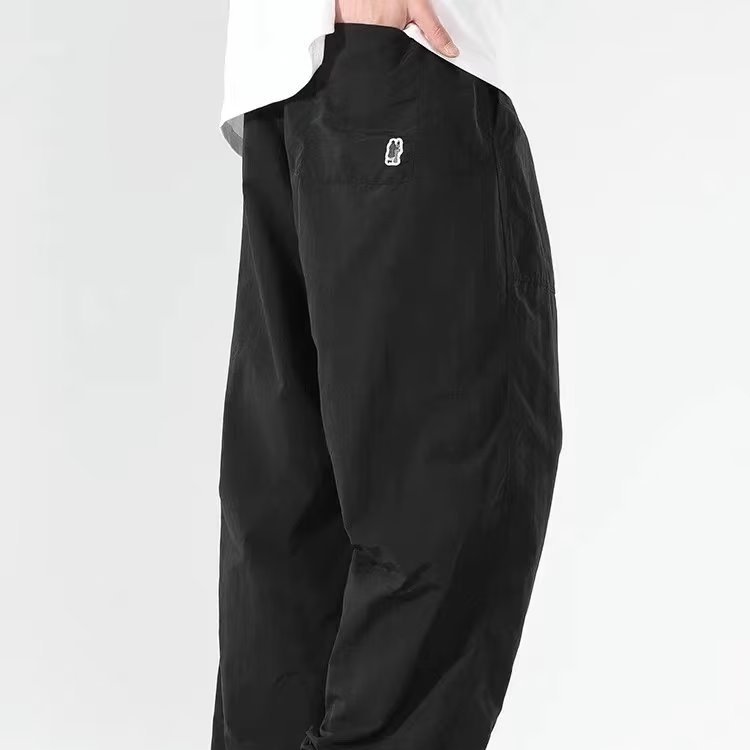 Quần Dài Dáng Rộng Phong Cách Thời Trang Đường Phố Mới Mùa Hè Nhanh Khô Cho Nam