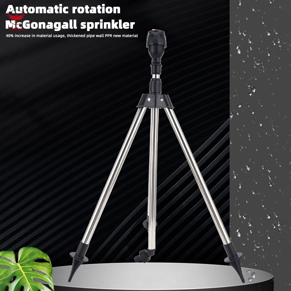 Vòi Phun Nước Tưới Cây Có Chân Tripod Xoay Tự Động Cho Nông Nghiệp