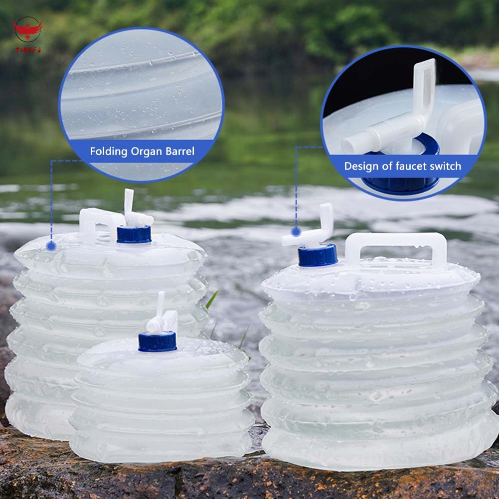 Xô Đựng Nước Trong Suốt Có Thể Gấp Gọn Tiện Dụng