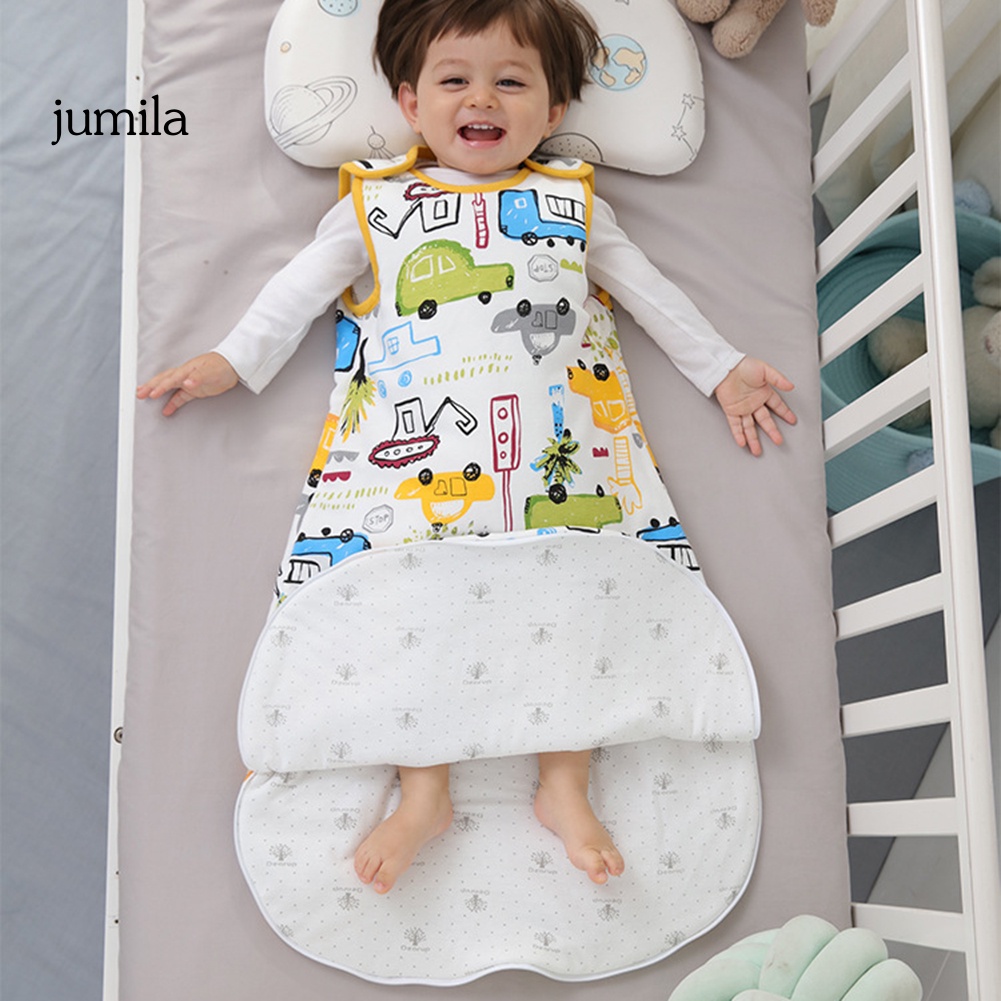 Túi Ngủ Không Tay Chất Liệu Cotton Mềm Mại Dành Cho Bé