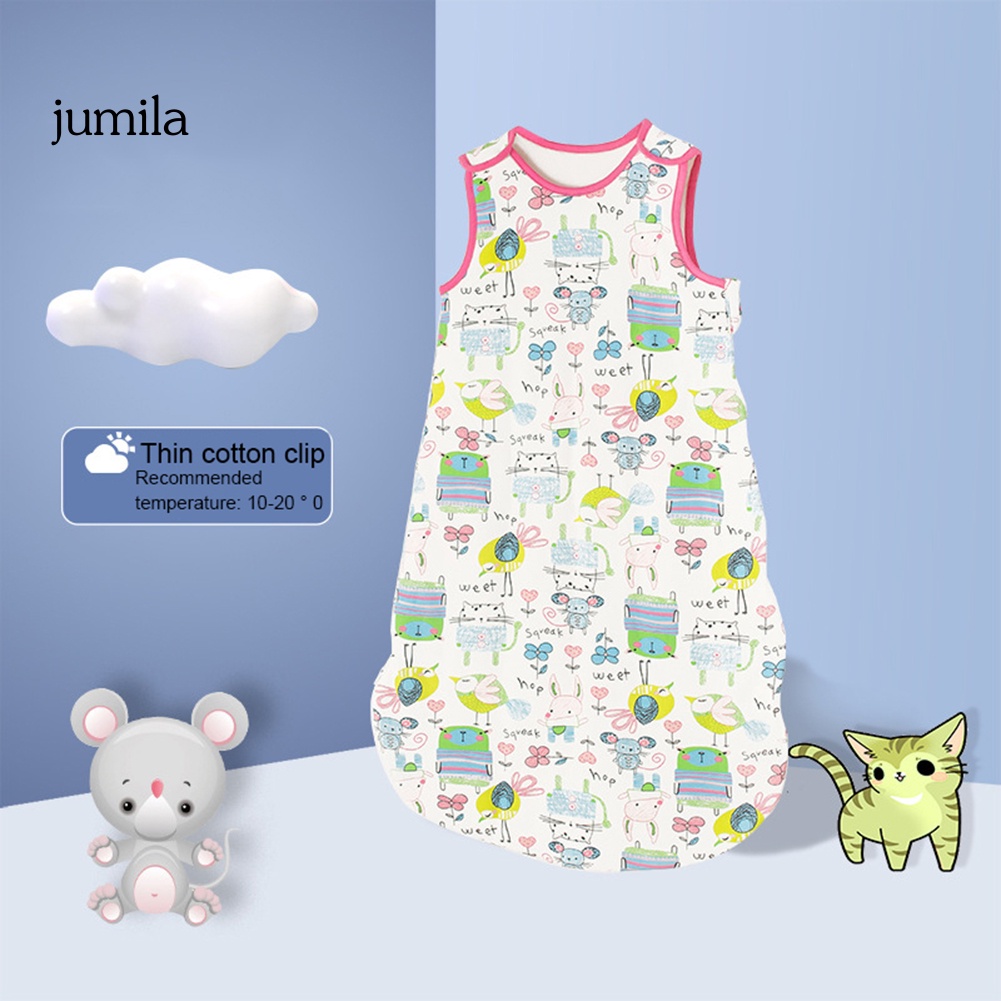 Túi Ngủ Không Tay Chất Liệu Cotton Mềm Mại Dành Cho Bé