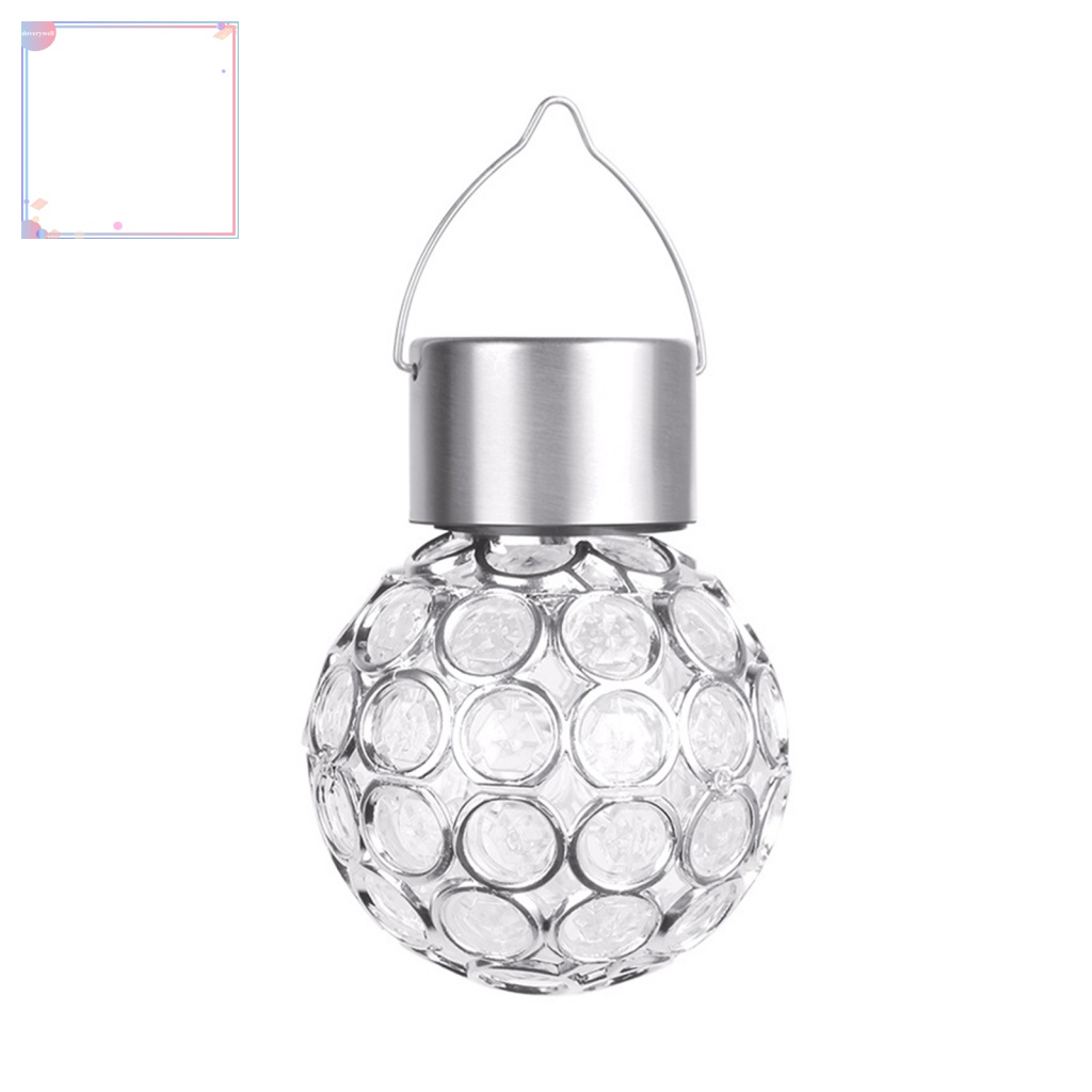 Đèn Lồng LED Tròn Bằng Nhựa PVC Chống Thấm Nước Treo Trang Trí Sân Vườn