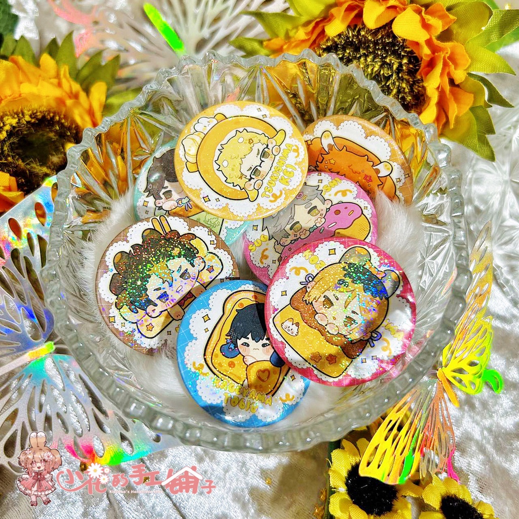 Haikyuu!! Huy Hiệu Chủ Đề Bóng Chuyền Chủ Đề Thực Phẩm Thiếu Niên Polaroid