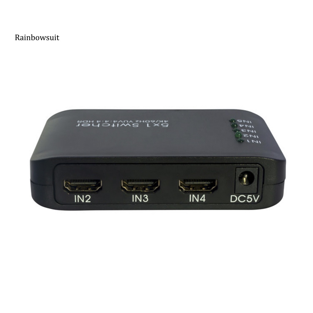 Bộ Chuyển Đổi Video HDMI 2.0 5x1 Độ Chính Xác Cao Hỗ Trợ 4K 60Hz