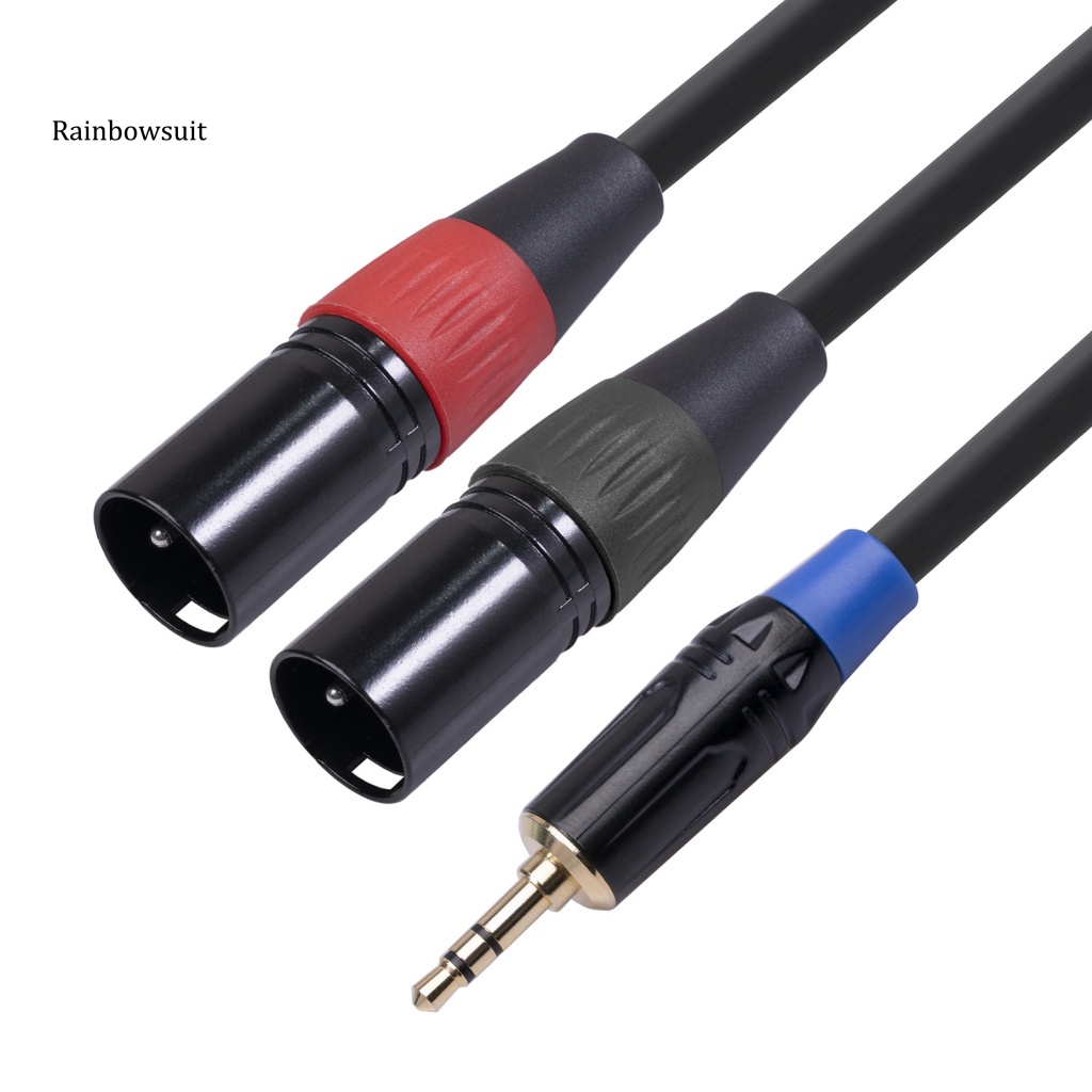 Dây Cáp Chuyển Đổi Âm Thanh Aux Giắc Cắm 3.5mm Sang Hai Cổng Cắm Kép Cho Điện Thoại Di Động