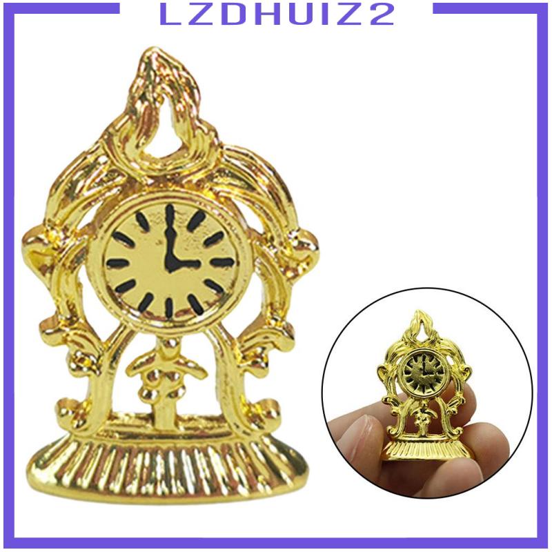 Đồng Hồ Mini Phong Cách Cổ Điển 1 / 12 Cho Nhà Búp Bê