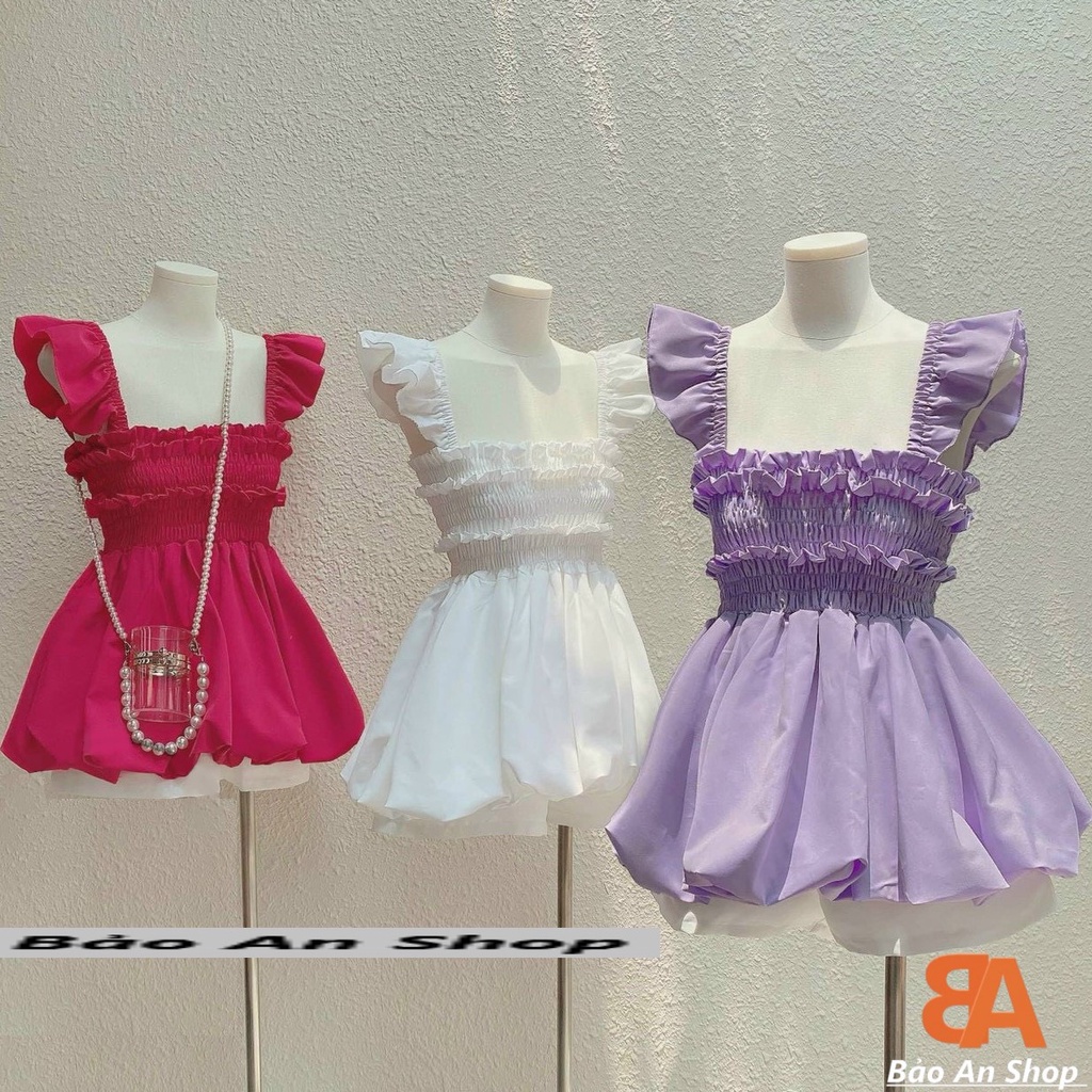 Áo Cánh tiên bí 2 lớp