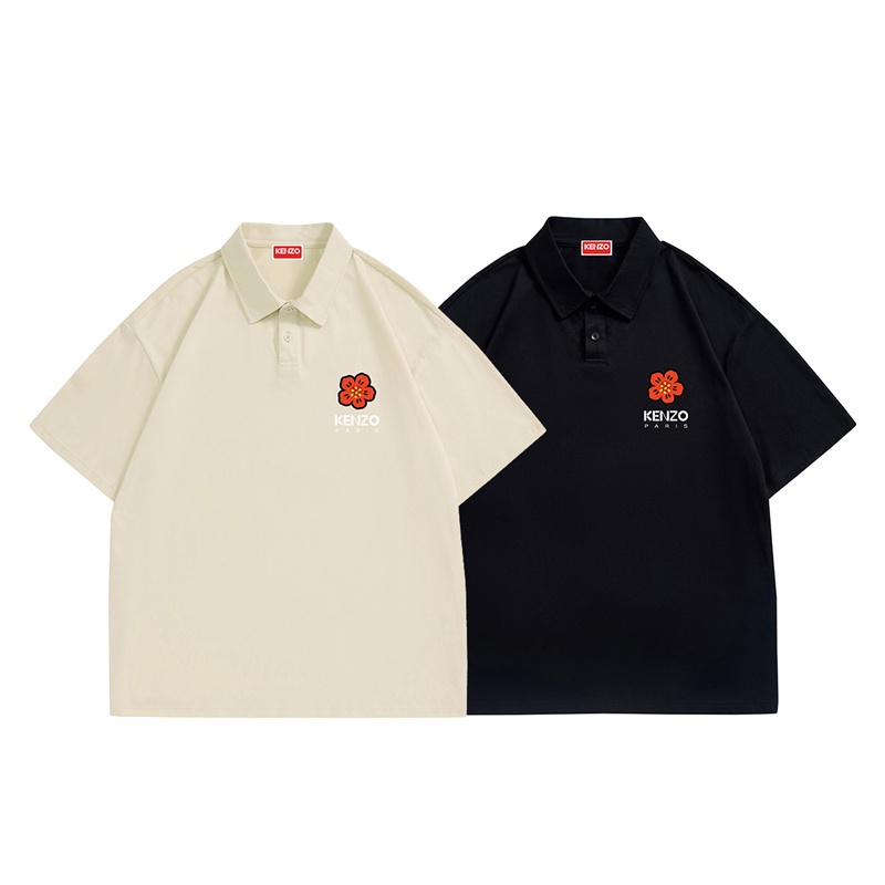 Áo polo Ngắn Tay In Hoa Thời Trang