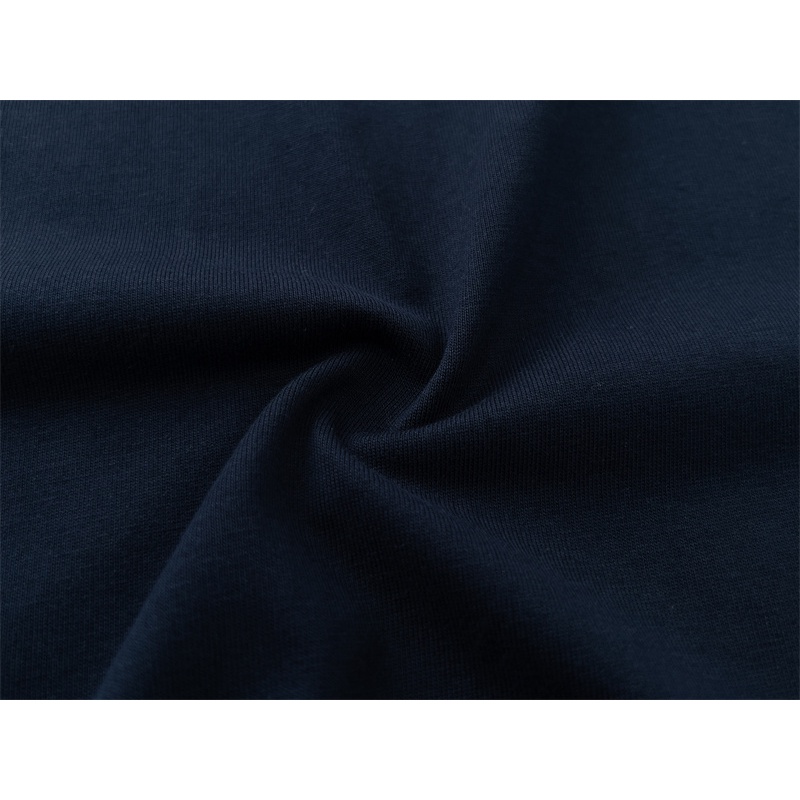 Ba- Áo Thun Ngắn Tay Rộng Thêu LOGO BA Sọc Màu Tương Phản Chất Lượng Cao Giản Dị