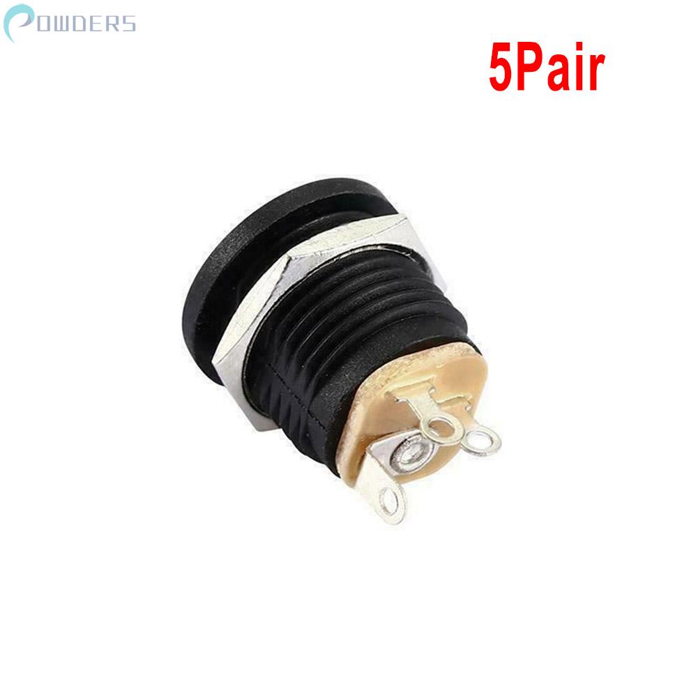 Set 5 Cặp Phích Cắm Nguồn DC 12V 1A-5A