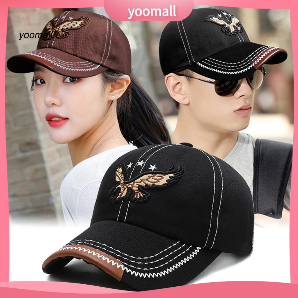 Mũ Lưỡi Trai Thoáng Khí Thêu Hình Đại Bàng 3D Thời Trang