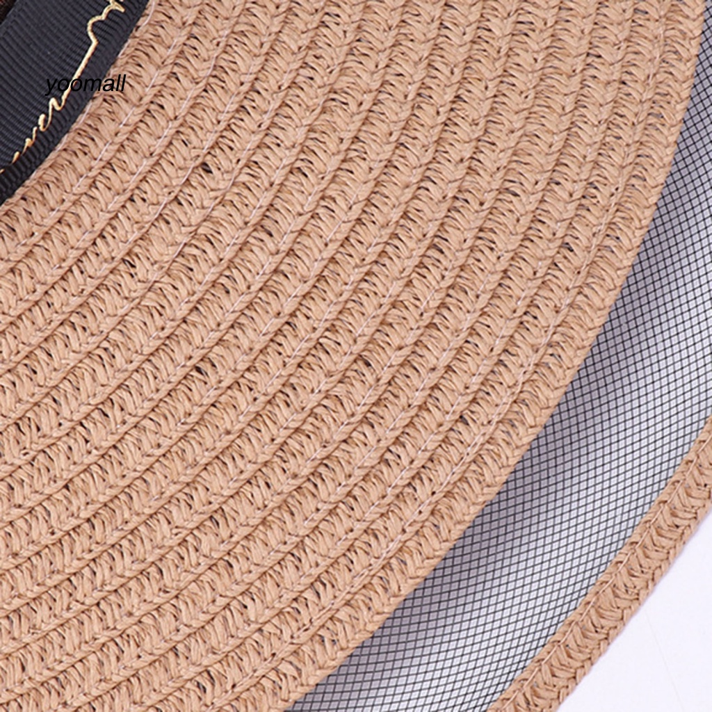 Mũ Cói Rộng Vành Chống Tia UV Thời Trang Mùa Hè Dành Cho Nữ