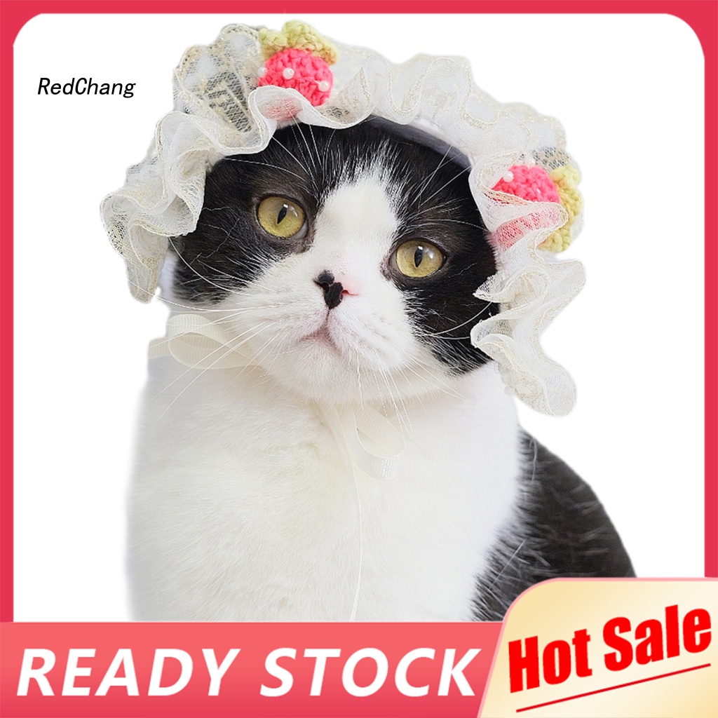 Rc ~ Băng Đô Công Chúa Bằng Cotton Quyến Rũ Dễ Mặc Cho Thú Cưng