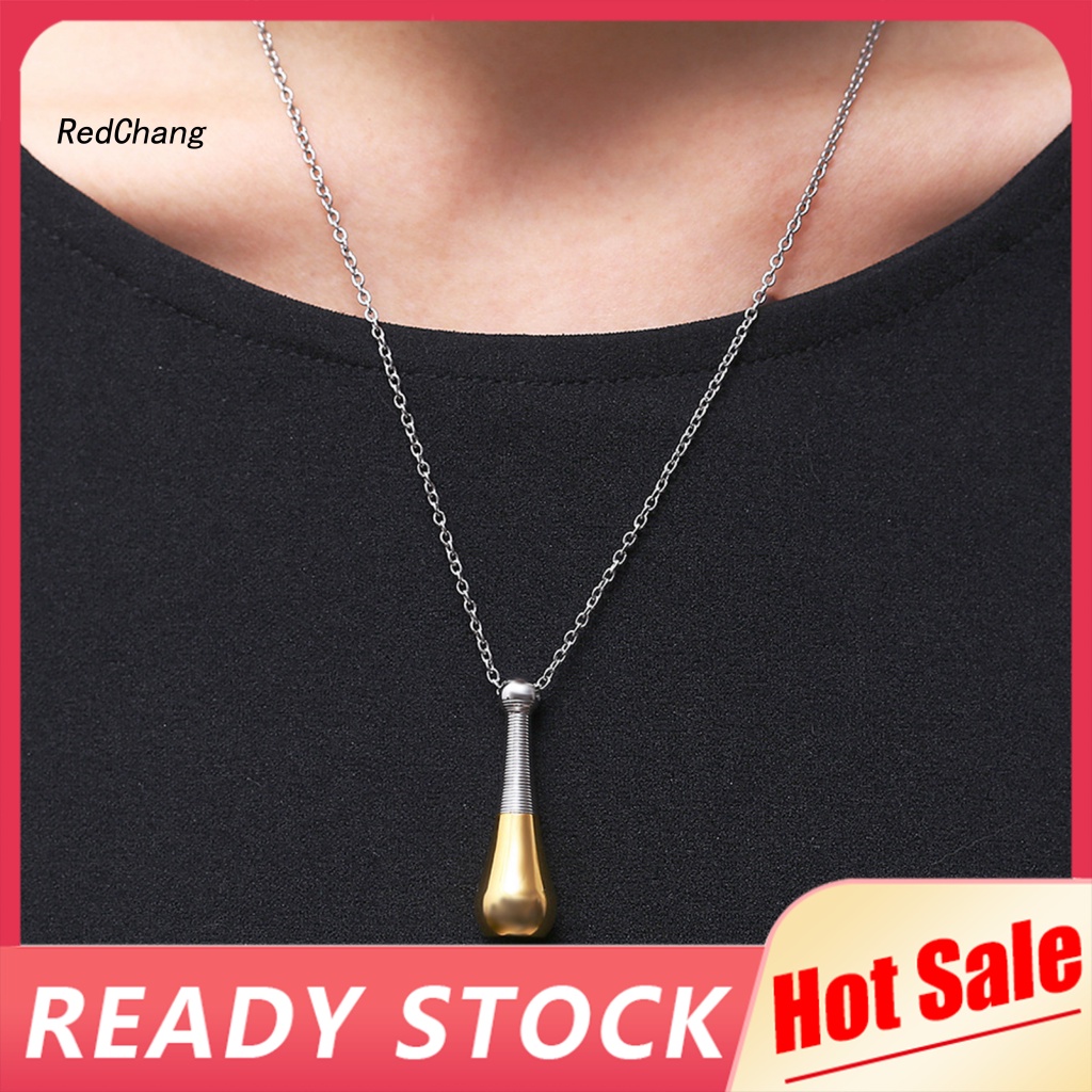 Rc ~ Urn Vòng cổ Bằng Thép Titan Bắt Mắt Chống Ăn Mòn Lấp Lánh Phụ Kiện Trang Sức Cho Nữ Dating