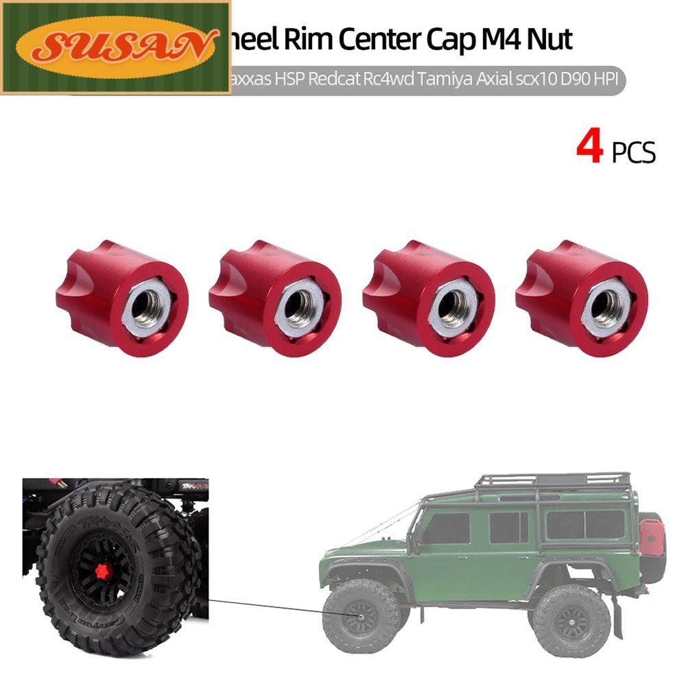 Set 4 Nắp Đậy Bánh Xe Điều Khiển Từ Xa SCX10 90046 D90 Tamiya MST For T raxxas TRX4 Axial Tỉ Lệ 1 / 10