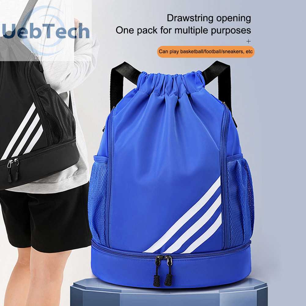 Ba Lô Dây Rút Đựng Đồ Tập Gym / Bóng Rổ Nhiều Túi Tiện Lợi