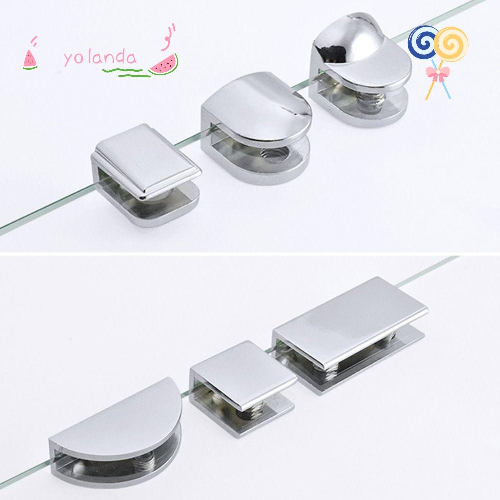 Giá Đỡ Kẹp Bản Lề Cửa Tủ Bằng Niken Dày Không Khung Tiện Dụng