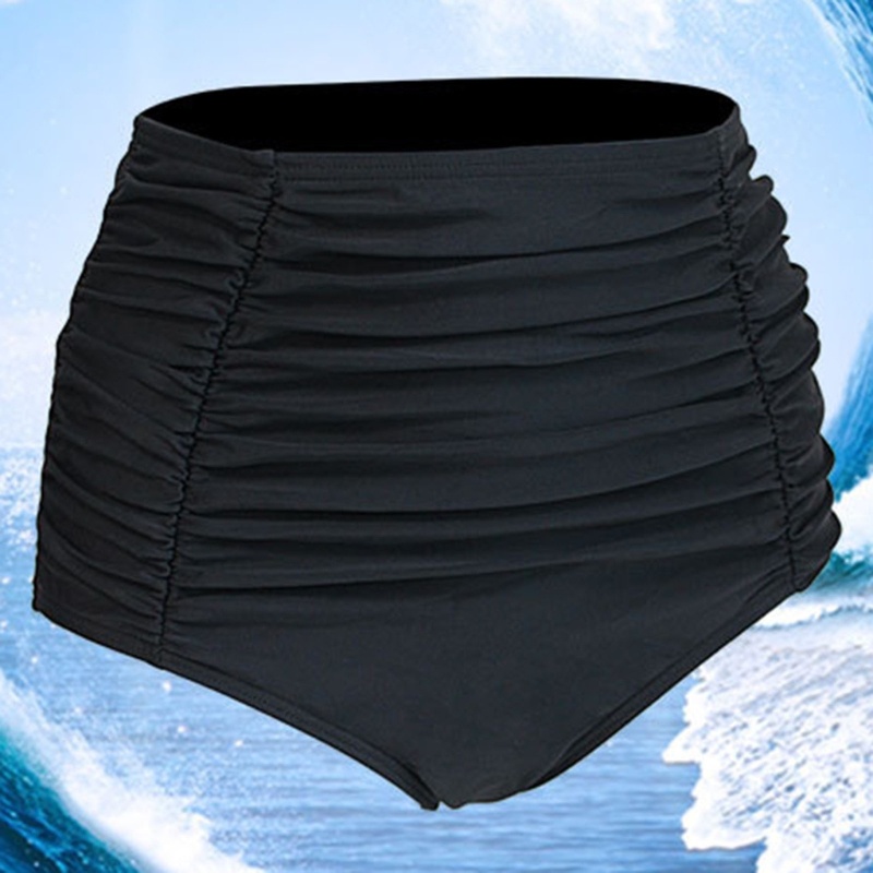 Quần Bơi Lưng Cao Kiểu Ngắn Thời Trang Quyến Rũ Cho Nữ