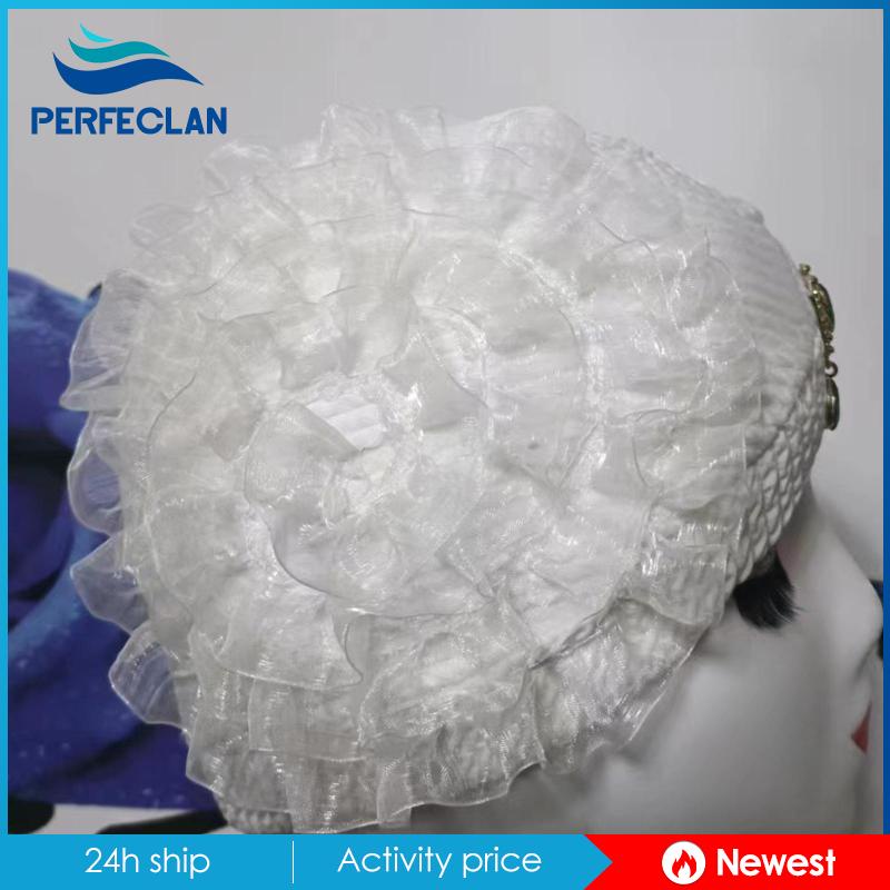 Mũ Bơi Trùm Đầu Đính Hoa Thời Trang Đi Biển Cho Nữ