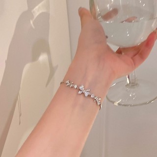 Bộ vòng tay + vòng tay + vòng cổ hình nơ bằng hợp kim