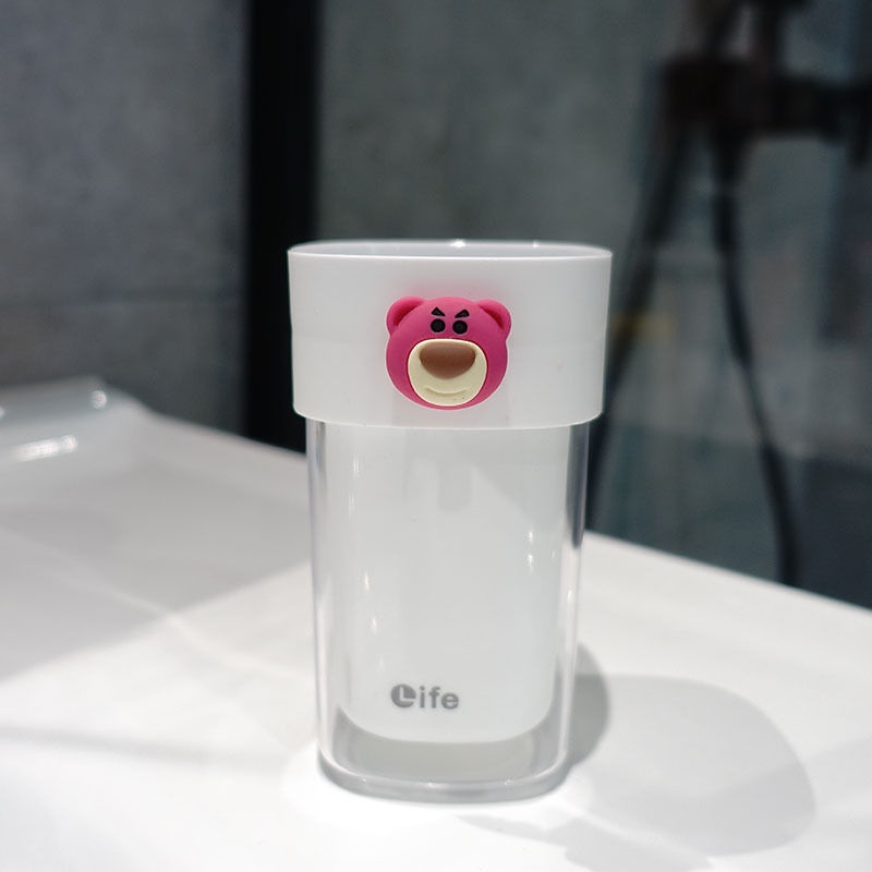 Bộ Cốc Đựng Bàn Chải Đánh Răng Du Lịch Họa Tiết Hoạt Hình Dễ Thương