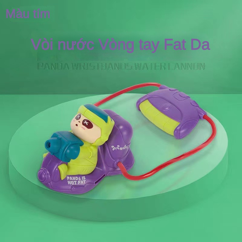 Bán Chạy- Đồ Chơi Đồng Hồ Đeo Tay Súng Nước Hình Gấu Trúc Dành Cho Trẻ Em Trong Phòng Tắm Ngoài Trời Quà