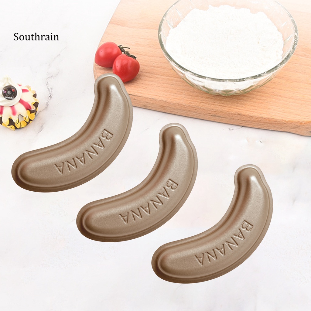 Khuôn Nướng Bánh Hình Quả Chuối Bằng Thép Carbon Chống Dính Chịu Nhiệt Độ Cao
