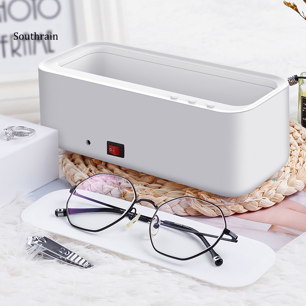 Máy Vệ Sinh Kính Siêu Âm Mini Không Gây Tiếng Ồn Tiện Dụng