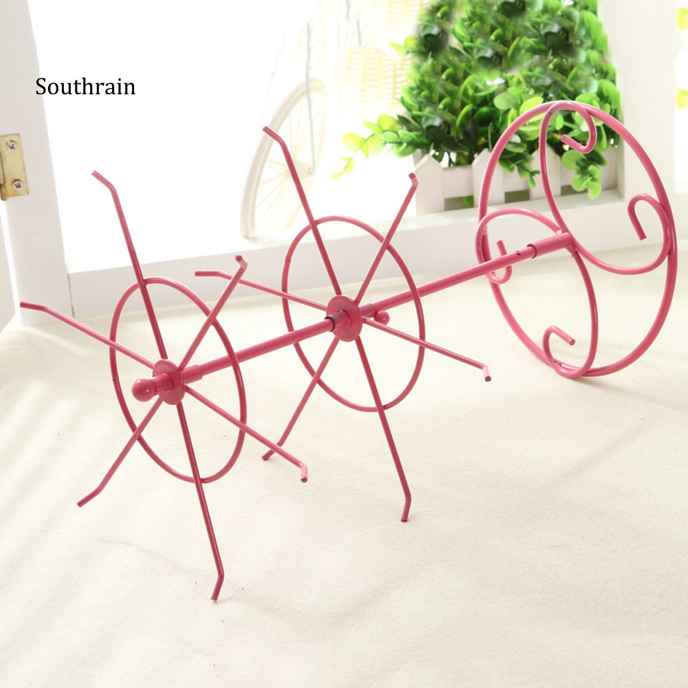 Giá Đỡ Trưng Bày Trang Sức 2 Tầng Dạng Xoay Tiện Lợi