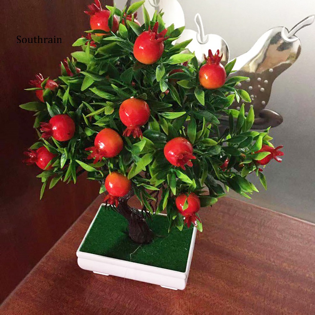 1 Chậu Cây Bonsai Nhân Tạo Dùng Cho Trang Trí