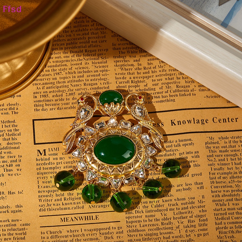 {Ffsd} Trâm Cài Áo Đính Đá Hình Cú Mèo Sư Tử Tua Rua Phong Cách Cung Điện Cổ Điển Cho Nữ * Hàng Bán Chạy *