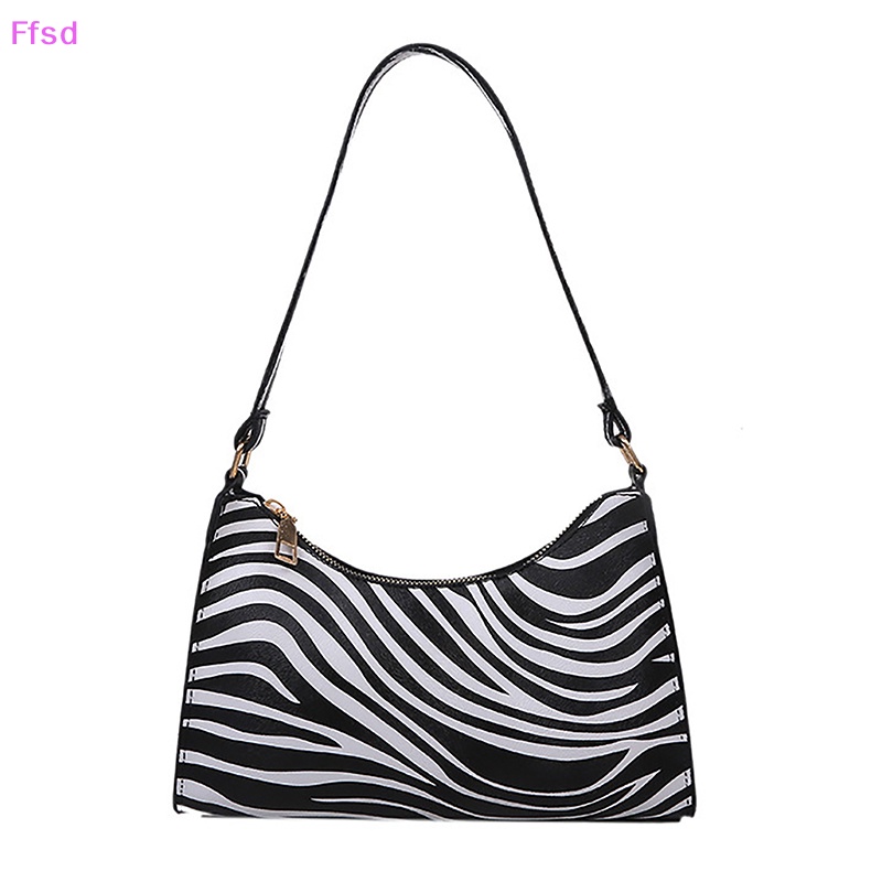 {Ffsd} Túi Xách Da PU In Họa Tiết Ngựa Vằn Thời Trang Đơn Giản Cho Nữ * Giảm Giá Hot