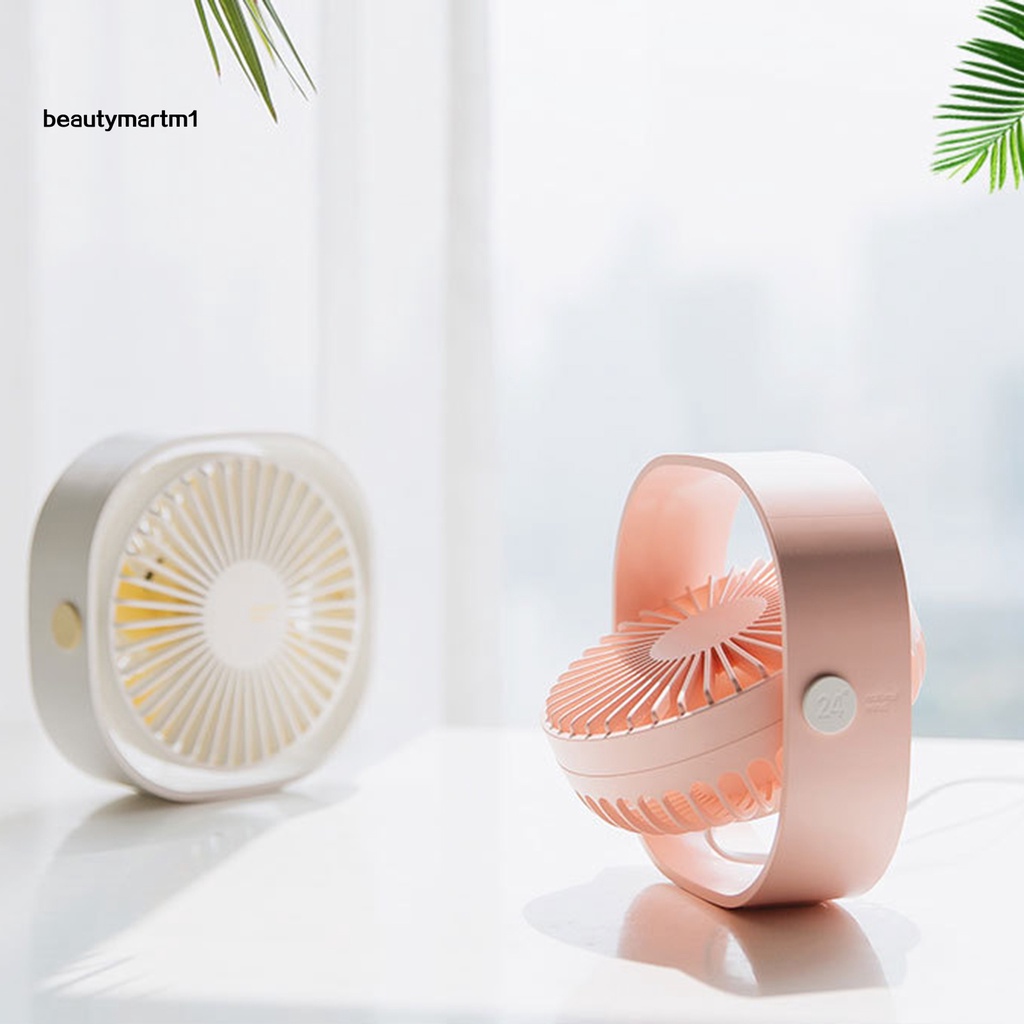 1 Bộ Quạt Thông Gió Mini Cầm Tay Xoay 360 Độ Bằng Nhựa Không Gây Tiếng Ồn BMM1