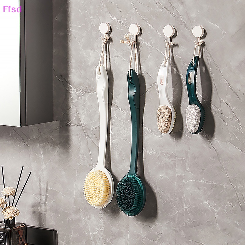 {Ffsd} Bàn Chải Chà Chân Tẩy Tế Bào Chết Có Tay Cầm Bằng Đá Pumice Bán Chạy