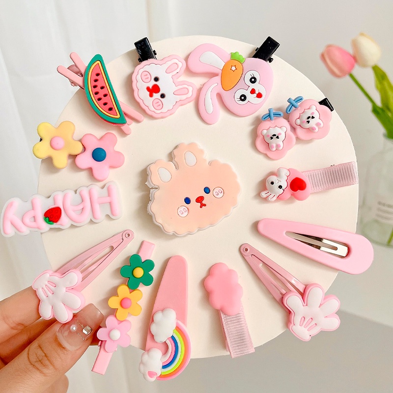 Set 14 Kẹp Tóc Dễ Thương Cho Bé
