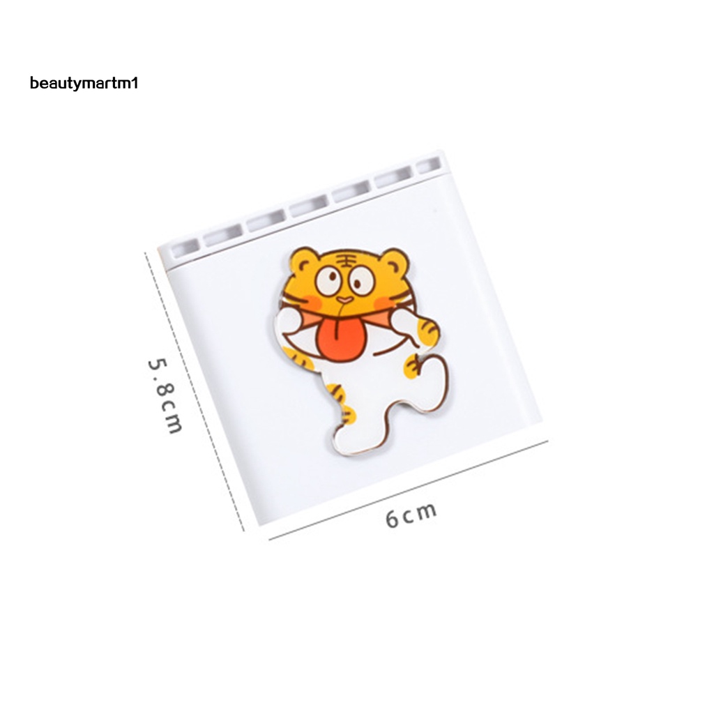 [BMM1] Gương Trang Điểm Mini Di Động Họa Tiết Hổ Hoạt Hình Dễ Thương Có Giá Đỡ Điện Thoại Để Xem TV
