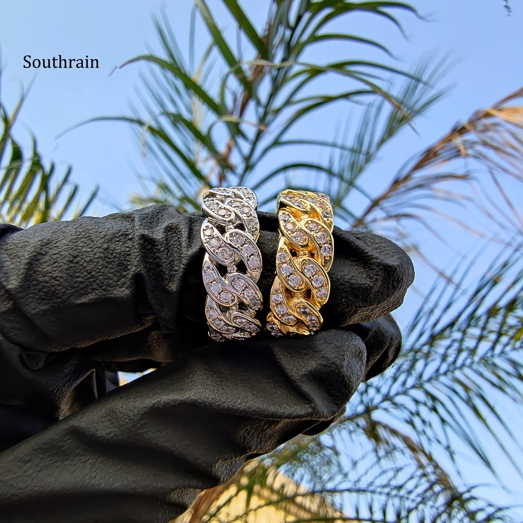 Nhẫn Dạng Xoắn Đính Đá Zirconia Sáng Tạo Thời Trang