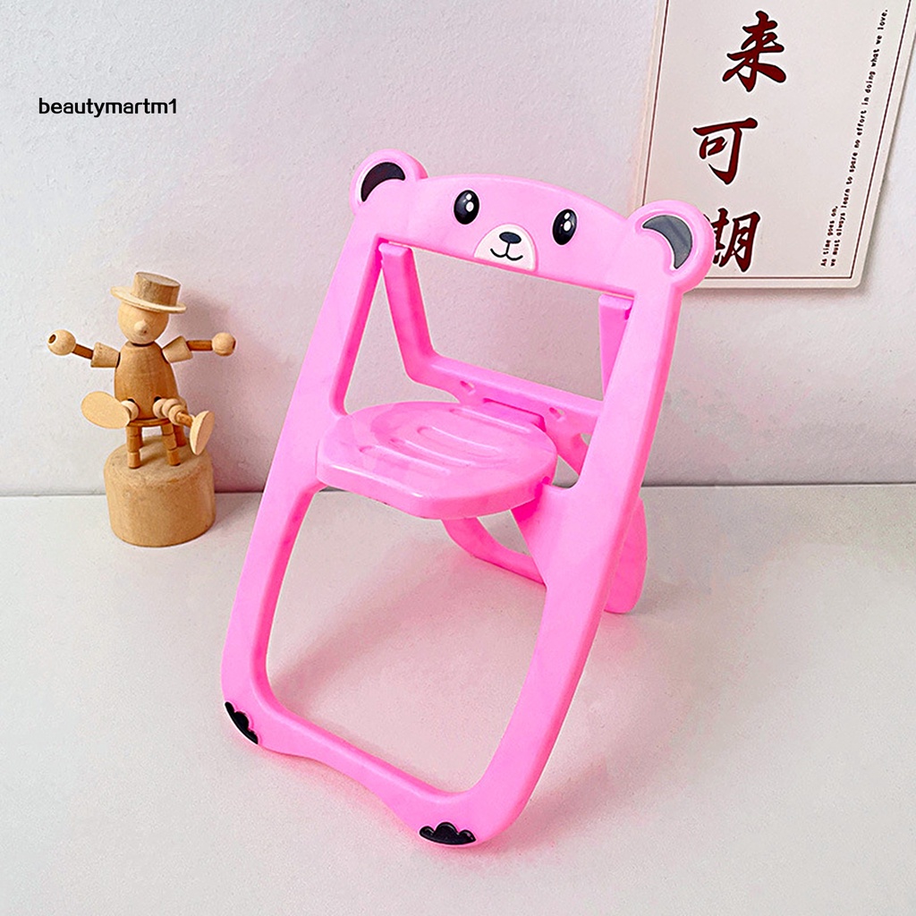 [BMM1] Giá Đỡ Điện Thoại Di Động Để Bàn Hình Gấu Dễ Thương Có Thể Gập Lại Để Xem TV