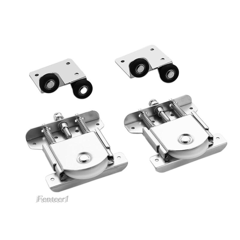 1 Set 1 Bánh Xe Trượt Cho Cửa Tủ Quần Áo